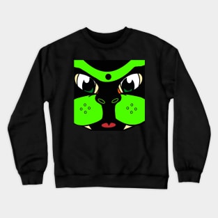 Pop-Up-Pup Muzzle - Green Crewneck Sweatshirt